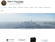 Tablet Screenshot of bibleteachers.com